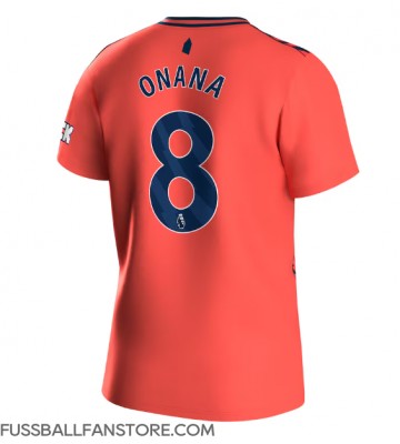 Everton Amadou Onana #8 Replik Auswärtstrikot 2023-24 Kurzarm